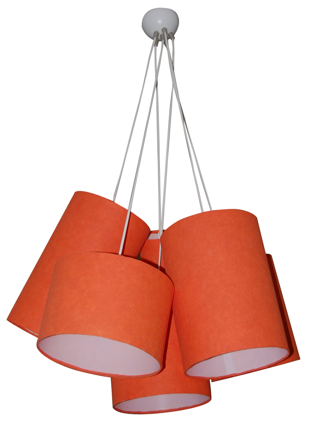 Lustre multiple papier orange