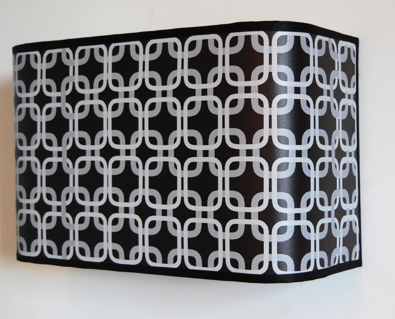 Applique rectangulaire motif graphique