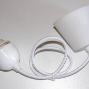 Cable pour suspension textile blanc
