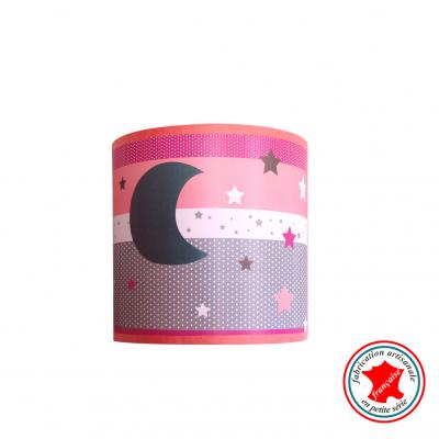 Ciel étoilé en rose