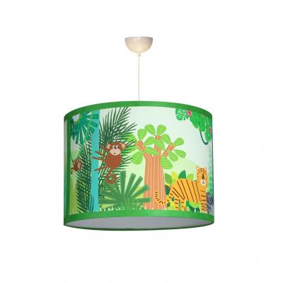 Abat-jour garçon, suspension enfant, thème Jungle
