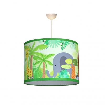 Abat-jour garçon, suspension enfant, thème Jungle