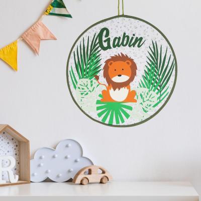 Lion tableau personnalise 5
