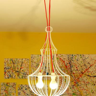 Lustre suspension filaire Montgolfière