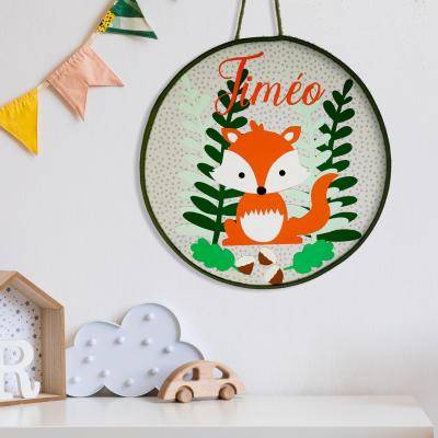 Renard tableau personnalise 1